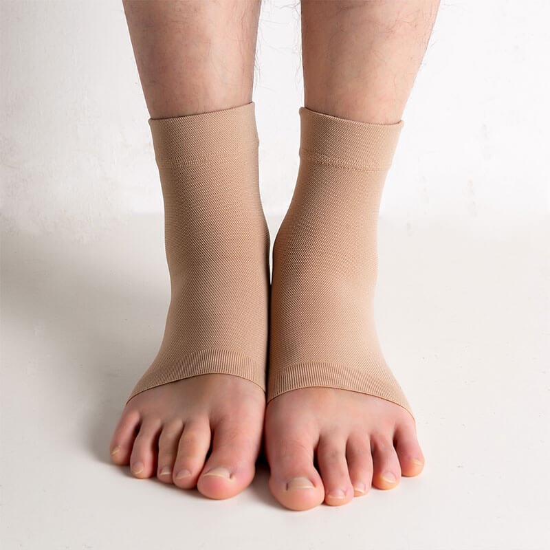 ankle length compression socks front view